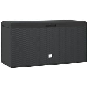 vidaXL Zahradn&iacute; &uacute;ložn&yacute; box antracitov&yacute; 114 x 47 x 60 cm