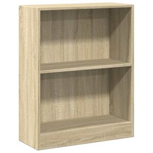 vidaXL Knihovna sonoma dub 60 x 24 x 76 cm kompozitn&iacute; dřevo
