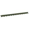 vidaXL Okraj tr&aacute;vn&iacute;ku 10 ks 102 x 4 x 4 cm Ocel Olivově zelen&aacute;