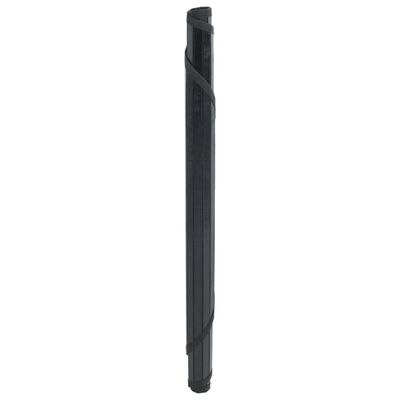 vidaXL Koberec kulatý černý 80 cm bambus