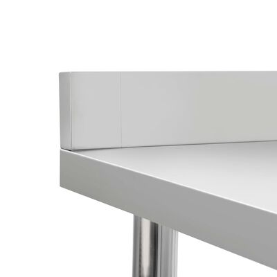 vidaXL Kuchyňský pracovní stůl přístěnný 80 x 60 x 93 cm nerezová ocel