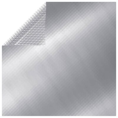 vidaXL Obdélníkový kryt na bazén 500 x 300 cm PE stříbrný