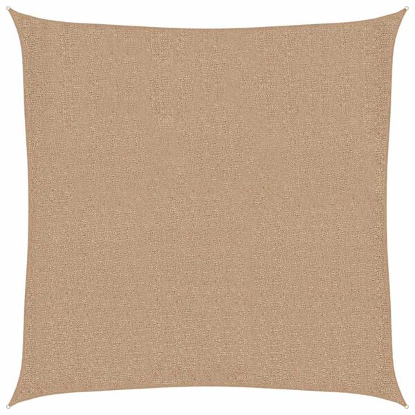 vidaXL St&iacute;n&iacute;c&iacute; plachta 160 g/m&sup2; taupe 5 x 5 m HDPE