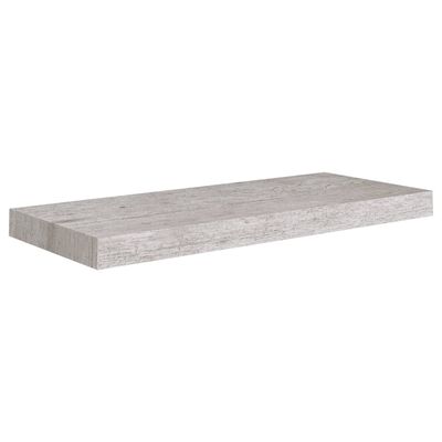 vidaXL Plovoucí nástěnná police betonově šedá 60 x 23,5 x 3,8 cm MDF