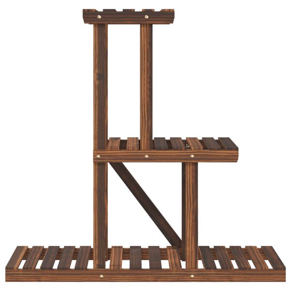 vidaXL Stojan na květiny 81 x 25 x 75,5 cm masivn&iacute; jedlov&eacute; dřevo