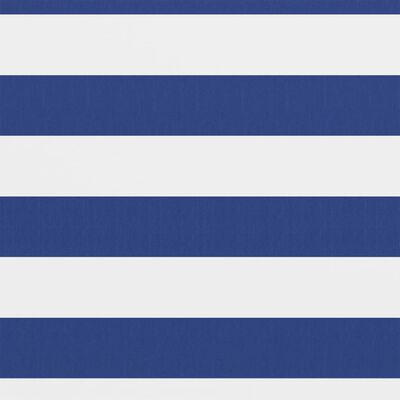 vidaXL Balkónová zástěna bílá a modrá 75 x 500 cm oxfordská látka