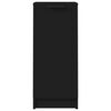 vidaXL Př&iacute;born&iacute;k čern&yacute; 30 x 30 x 70 cm kompozitn&iacute; dřevo