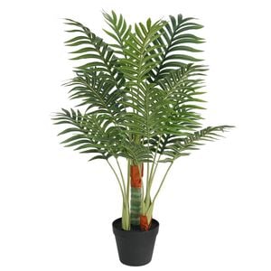 vidaXL Uměl&aacute; palma se 3 km&iacute;nky zelen&aacute; 85 cm PP