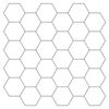 vidaXL Hexagon&aacute;ln&iacute; dlaždice 20 ks B&iacute;l&aacute; &scaron;ed&aacute; 30 x 30 cm