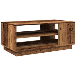 vidaXL Konferenčn&iacute; stolek old wood 102 x 55 x 43 cm kompozitn&iacute; dřevo