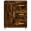 vidaXL Skř&iacute;ň highboard kouřov&yacute; dub 69,5 x 34 x 180 cm kompozitn&iacute; dřevo