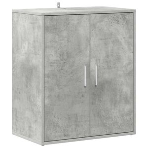 vidaXL Botn&iacute;k betonově &scaron;ed&yacute; 60 x 35 x 70 cm kompozitn&iacute; dřevo