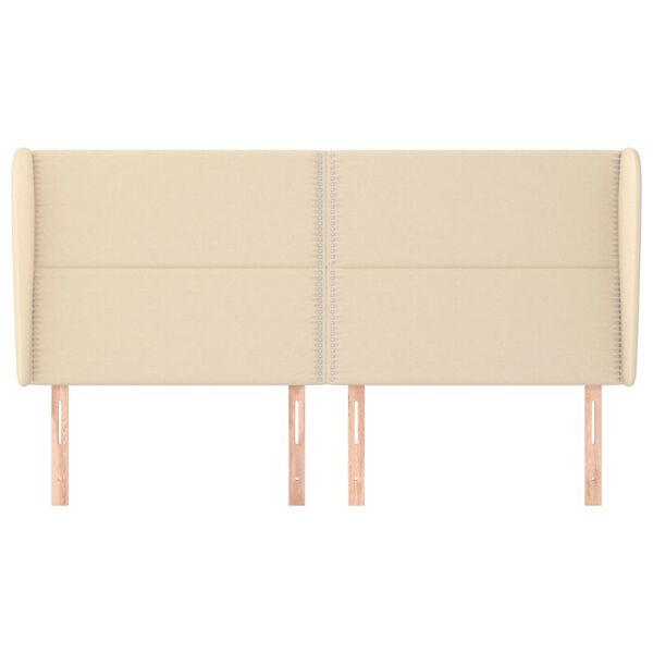 vidaXL Čelo postele typu u&scaron;&aacute;k kr&eacute;mov&eacute; 183x23x118/128 cm textil