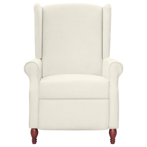 vidaXL Polohovac&iacute; křeslo u&scaron;&aacute;k b&eacute;žov&eacute; l&aacute;tka z mikrovl&aacute;kna