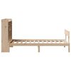 vidaXL Postel s knihovnou bez matrace 75 x 190 cm masivn&iacute; borovice