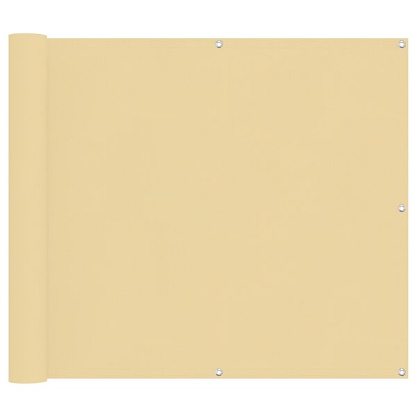 vidaXL Balkonov&aacute; clona P&iacute;skov&aacute; 100 x 200 cm Oxford l&aacute;tka