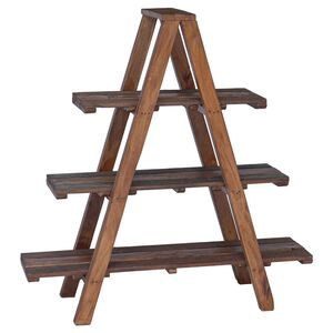 vidaXL Skl&aacute;dac&iacute; reg&aacute;l s polic&iacute; s &uacute;loži&scaron;těm Hněd&aacute; 79.5 x 35 x 112 cm