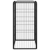 vidaXL Ohrádka pro psy 4 panely černá 50 x 100 cm práškovaná ocel