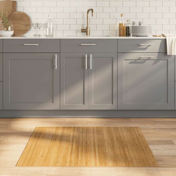 vidaXL Koberec obd&eacute;ln&iacute;kov&yacute; př&iacute;rodn&iacute; 80 x 100 cm bambus