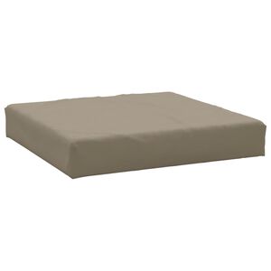 vidaXL Podu&scaron;ka na palety taupe 60 x 60 x 6 cm oxfordsk&aacute; l&aacute;tka