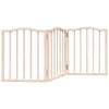 vidaXL Z&aacute;brana pro psy skl&aacute;dac&iacute; 3 panely 150 cm topolov&eacute; dřevo
