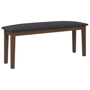 vidaXL Lavice 110 cm Hněd&aacute; masivn&iacute; dřevo Guma