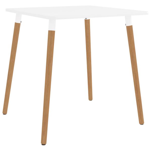 vidaXL 5dílný jídelní set červený