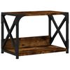 vidaXL Stojan na tisk&aacute;rnu 2patrov&yacute; kouřov&yacute; dub 44x26x31,5 cm kompozit