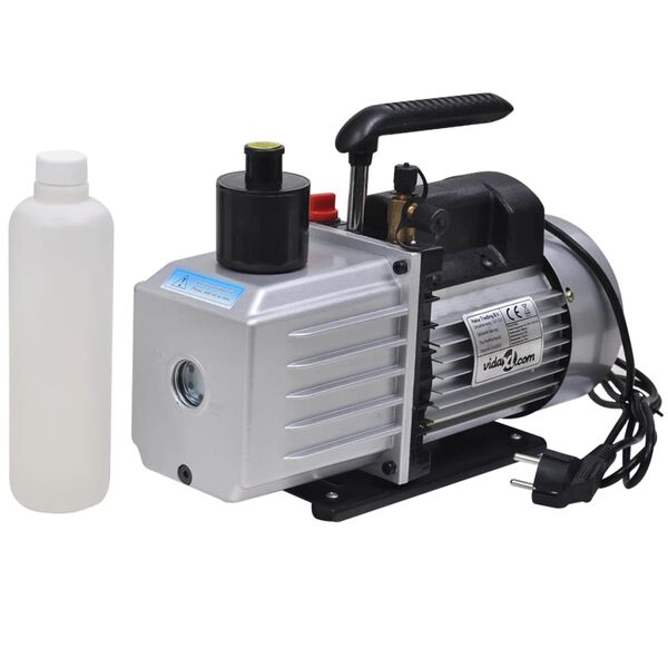 vidaXL Vakuov&aacute; komora s dvoustupňov&yacute;m čerpadlem 7,4 l