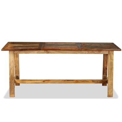 vidaXL Jídelní stůl masivní recyklované dřevo 180 cm