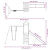 vidaXL Dětsk&eacute; hři&scaron;tě na zahradu masivn&iacute; borov&eacute; dřevo