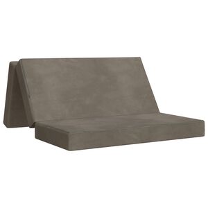 vidaXL Skl&aacute;dac&iacute; pohovka postel 160 x 67 x 45 cm Světle &scaron;ed&aacute;