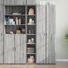 vidaXL Skř&iacute;ň highboard &scaron;ed&aacute; sonoma 30 x 41 x 185 cm kompozitn&iacute; dřevo