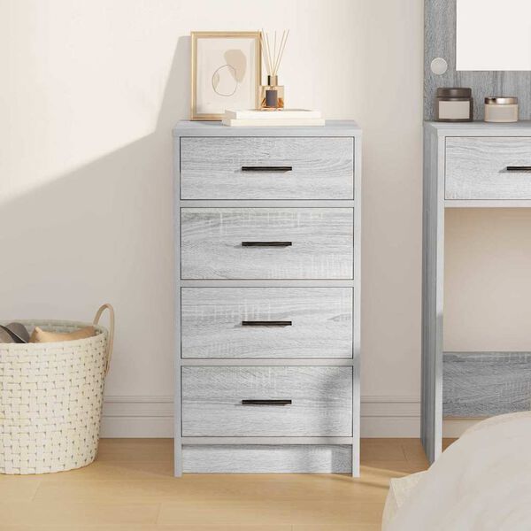 vidaXL Serv&iacute;rovac&iacute; skř&iacute;ň &Scaron;ed&aacute; sonoma 40 x 41 x 75 cm Kompozitn&iacute; dřevo