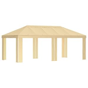 vidaXL Plachta na alt&aacute;n 6 x 3 m Kr&eacute;mov&aacute; Polyester 190