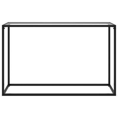 vidaXL Konzolový stolek průhledný 120 x 35 x 75 cm tvrzené sklo