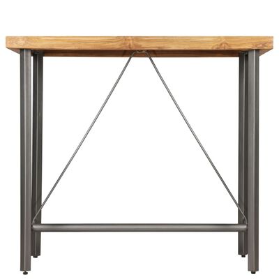vidaXL Barový stůl z masivního recyklovaného teaku 120 x 58 x 106 cm