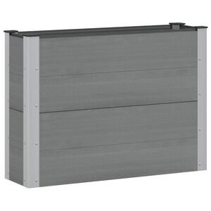vidaXL Zahradn&iacute; vyv&yacute;&scaron;en&yacute; z&aacute;hon &Scaron;ed&aacute; 100 x 30 x 72 cm
