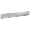 vidaXL Okraj tr&aacute;vn&iacute;ku 20 pcs 100 x 15 cm Ocel Stř&iacute;brn&aacute;
