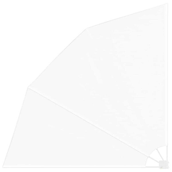 vidaXL Zástěna na balkon Bílá 210 x 210 cm textil