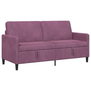 vidaXL Sofa s &uacute;ložn&yacute;m prostorem Fialov&aacute; 172 x 78 x 87 cm Polyester