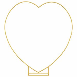 vidaXL Svatebn&iacute; oblouk Zlat&aacute; 195 x 35 x 211 cm Ocel