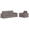 vidaXL Pohovka 2 pcs Taupe