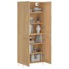 vidaXL Skříň highboard dub sonoma 69,5 x 34 x 180 cm kompozitní dřevo