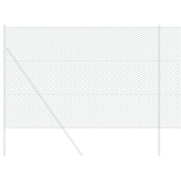 vidaXL Hexagon&aacute;ln&iacute; oplocen&iacute; Zelen&aacute; 1,5 x 100 m PVC