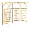 vidaXL Zahradn&iacute; pergola pro tři popelnice impregnovan&eacute; borov&eacute; dřevo
