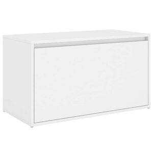 vidaXL Lavice do předs&iacute;ně 80 x 40 x 45 cm b&iacute;l&aacute; kompozitn&iacute; dřevo