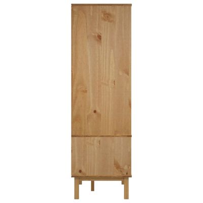 vidaXL Šatní skříň OTTA 76,5 x 53 x 172 cm masivní borové dřevo