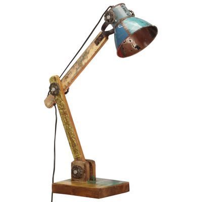 vidaXL Industriální stolní lampa vícebarevná kulatá 23x18x95 cm E27