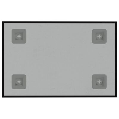 vidaXL Nástěnná magnetická tabule černá 30 x 20 cm tvrzené sklo